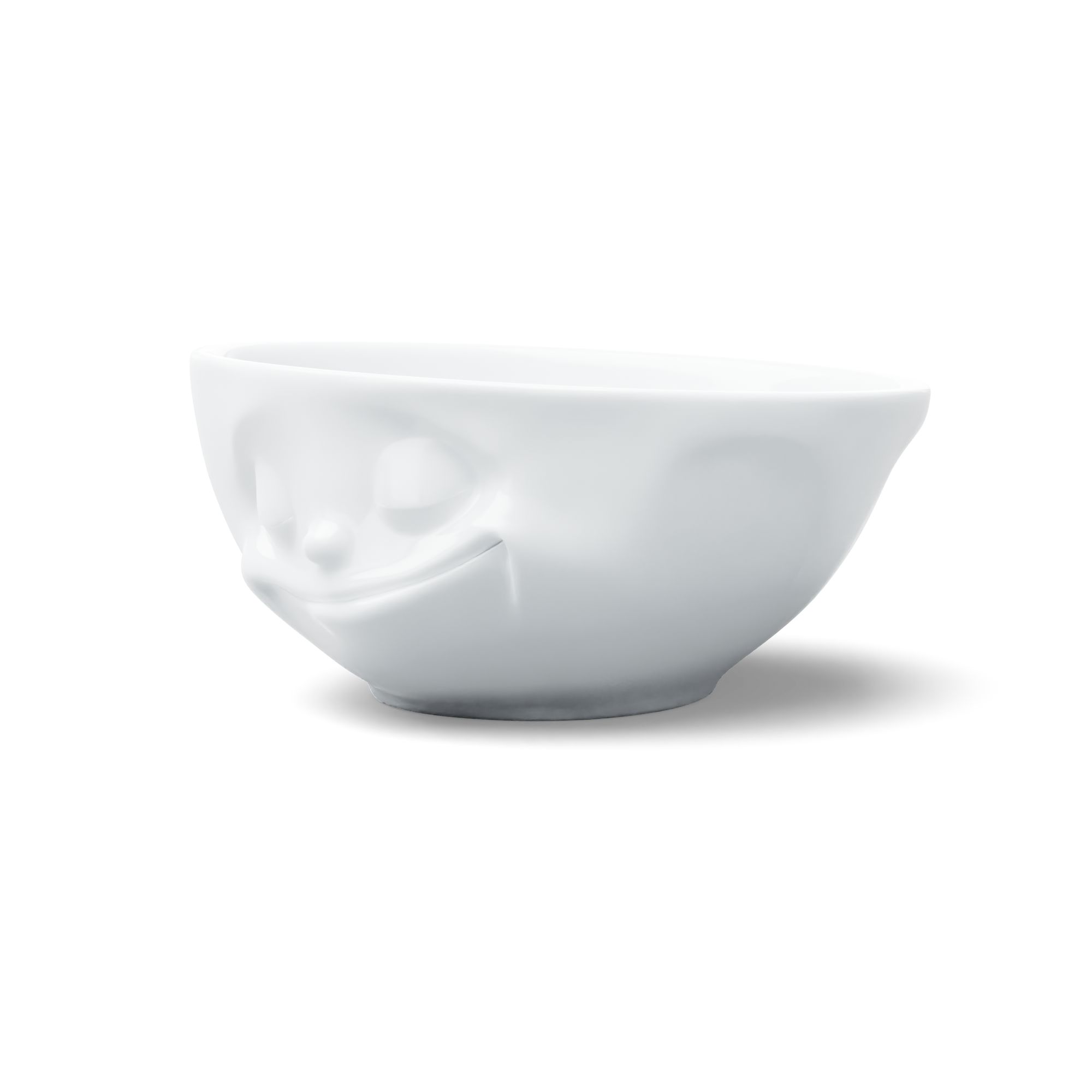 58products | Schale Glücklich in weiß 350ml ideal für Eiscreme + Tapas + Dips | Made in Germany von 58products