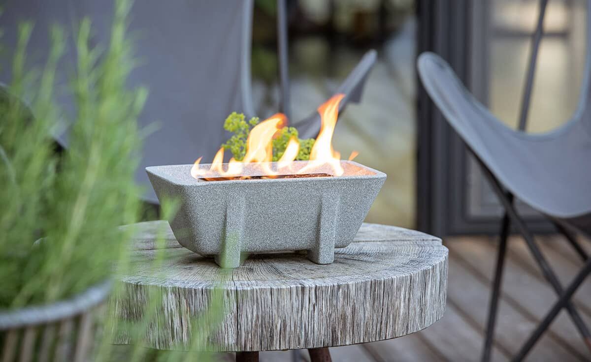 DENK Keramik Schmelzfeuer Outdoor XL Granicium mit Wachs gefüllt | SXLG von DENK Keramik