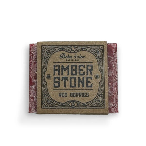 Amber Stone - Red Berries - Beerencocktail Duft in Quadratform von Boles d'olor